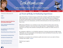 Tablet Screenshot of cathymontie.com